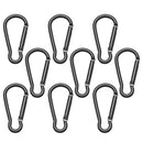 Black Climbing Camping Hiking D Carabiner Water Bottle Hooks Snap Clip Keychain