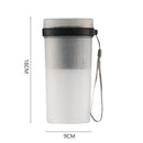 Portable Blender Wireless Juicer USB Small Lemon Orange Fruit Cup (Grey) Newly