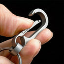 Car Keychain Clip Men Titanium Alloy Backpack Pendant Accessories Useful O9K6
