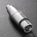 3-Pin XLR Female to RCA Female, Audio Cable, Microphone, AV Video Adapter