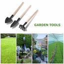 3pcs Gardening Tools Set Mini Transplant Plant Flower Shovel Rake Hand Tool