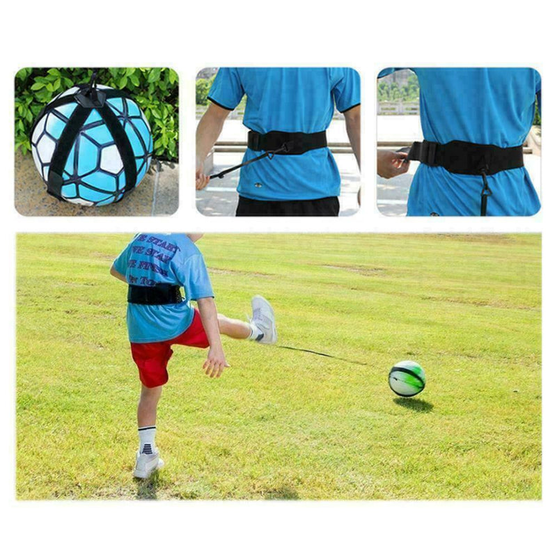 Soccer Football Kick Throw Trainer Solo Practice Training Aid C1H3 Co BEST Q7X3