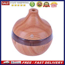 USB 300ml Humidifier Purifier Wood Grain LED Essential Oil Diffuser