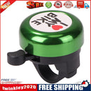 Bike Bell Horn Clear Loud Sound Alarm Bicycle Handlebar Ring Safety (Green)