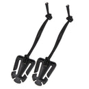 5pcs Molle Backpack Carabiner EDC Elastic Rope Webbing Fix Buckle (Black) Newly