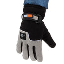 Men Winter Warm Fleece Thermal Motorcycle Ski Snow Snowboard Gloves Back