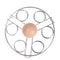 2pcs Kitchen Stainless Steel Tripod Egg Steamer Rack Egg Steaming Rack