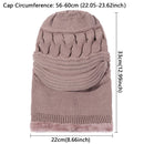 Windproof Plus Thickening Winter Hat Balaclava Beanies Scarf Cap Woolen Hat