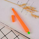 1Pcs Novelty Cute Carrot Plastic Gel Pen Office School Stationery Pen Gift E3J7