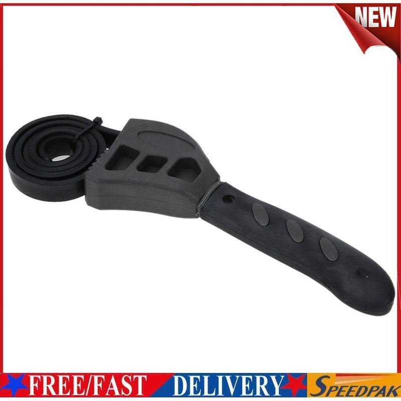 Multi Function Adjustable Belt Spanner Universal Rubber Strap Wrench Tool