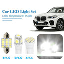 13pcs/set Car LED Bulbs 31mm C5W Doom Light T10 W5W Map License Plate Lamp Bulbs
