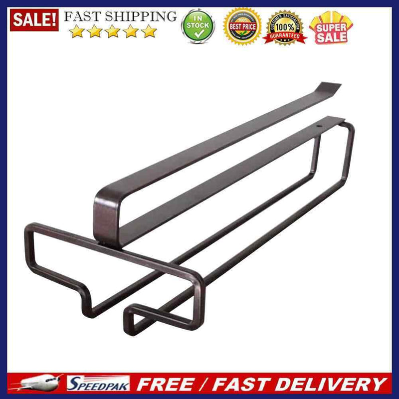 Kitchen Glass Holder Wine Cup Stemware Organizer Bracket Cabinet Pendant Rack