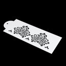 3X Lace Flower Cake Cookie Fondant Side Baking Stencil Wedding Decor Tool Newly