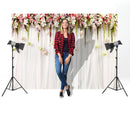 Flower Wall Background Wedding Photography Prop Studio Backdrop (1.5x2.1m) Newly