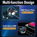Car Wireless Bluetooth FM Transmitter MP3 Player 2USB Auto Fast Charger Adapter