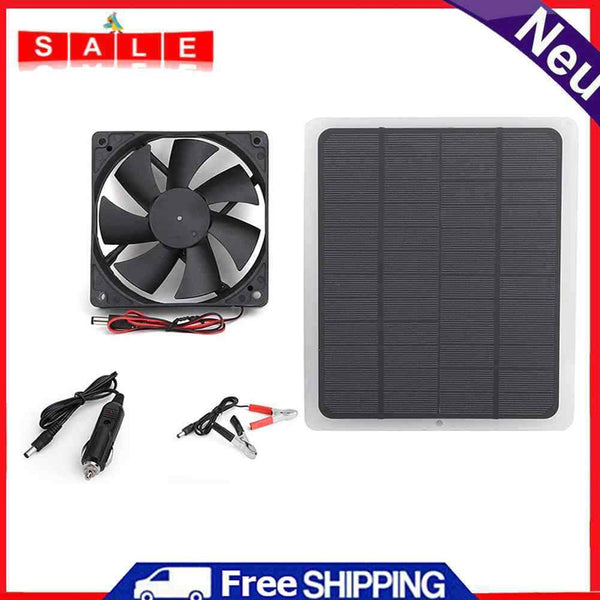12V Air Extractor Mini Fan Poultry House Greenhouse Solar Exhaust Fan