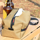 Oxford Cloth Tissue Bag Waterproof Paper Napkin Holder Case for Camping Hiking