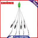 5-Arm Fishing Lure Alabama Rig Head Set Bass Swimming Bait Minnow Fishing Tackle