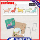 STEMERDIE STEPS PRODING STANCIL PAPER CARD FOR DIY Scrapbooking Photo Album Dec