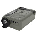 Solar Powered AM/FM/SW Radio Emergency LED Lamp Power Bank for Outdoor Camping