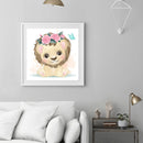 5D DIY Diamond Painting Kits Full Round Drill Cartoon Little Lion Mosaic