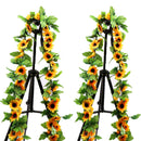 Flowers Cane Sunflower Rattan Garland Sunflowers Vine Simulation Flower
