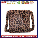 Fashion Leopard Crossbody Handbag Women Plush Soft Casual Shoulder Messenger Bag