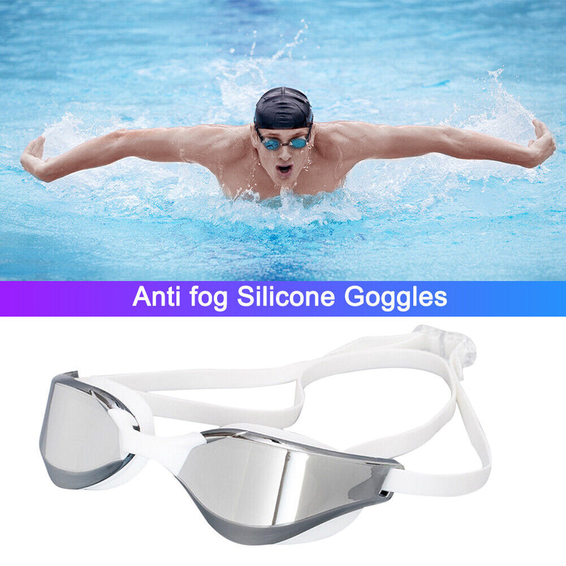 Professional Swimming Goggles Electroplating Clear Anti-fog Anti-UV Swim Glas