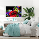 Full Round Drill Diamond Painting Kit Flowers Rhinestone Drawing Art Home Decor