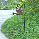 LED Solar Kettle Light Hollow Water Can Fairy String Lamp Garden Decor (B) Newly