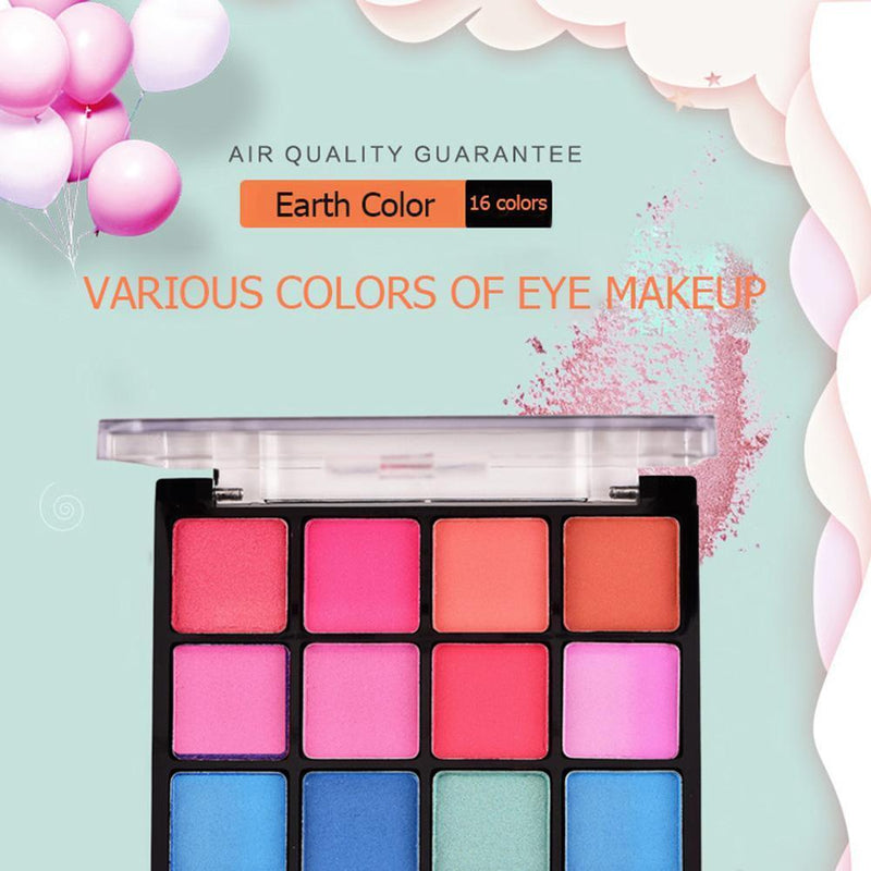 16 Colors Eye Shadow Palette Matte Eye Shadow Powder Nude Makeup Beauty (4