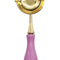 Sealing Wax Spoon Solid Wood Retro Wax Spoons Decorative Stamp Craft (Pink)