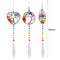 #A 3pcs Crystal Wind Chimes Ornament Light Catchers Window Hanging Craft Gift