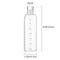Portable Milk Juice Transparent Sport Drinking Bottle Travel Large Capacity Cup