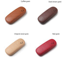 Wood Grain Eyeglass Box Hard Kit Holder Spectacle Case Reading Glasses Case