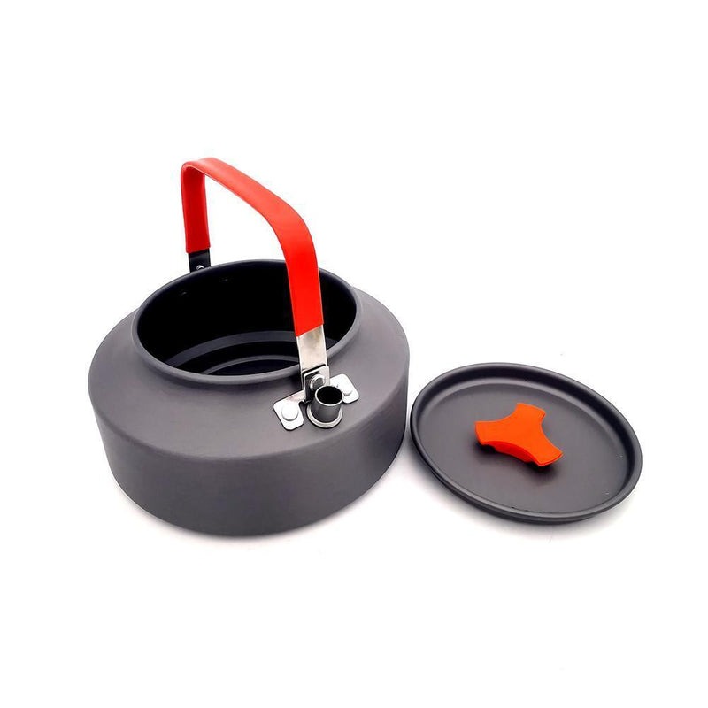Aluminum Alloy Outdoor Teapot Camping Water Bottle Kettle Pot Cookware Tabl