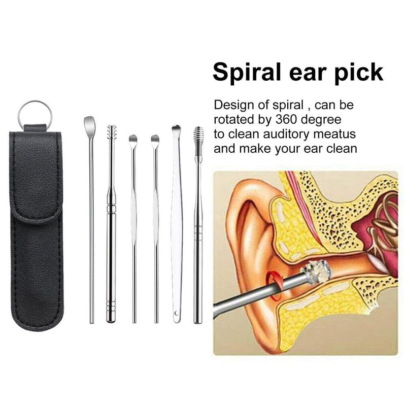Stainless Steel Piercing Tool Ear Nerves Massage Pressure Relieve Home Access