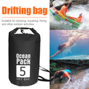 Waterproof Dry Bag Pack Sack Swimming Kayaking River Trekking (5L Black) Newly