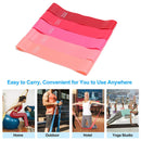 5pcs Portable Gym Exercise Strength Pilates Pull Rope Fitness Resistance Bands