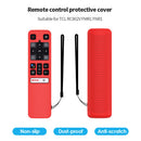 TV Remote Controller Silicone Full Cover for TCL RC802V FMR1 FNR1 (Red)