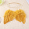 2pcs/Set 0-6M Baby Leaf Hairband Feather Angel Wings Cute Photography Props