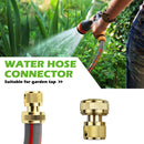 Brass Pants Coupling Joint Quick Connector Garden Watering Tap Water Pipe Adapter
