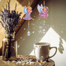 2pcs Crystal Light Catcher Diamond Painting Angel Hanging Decor (GSKY2013)