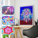 5D Diamond Painting Dreamcatcher Special Shape Picture Home Decor (GT129)