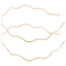 Accessories Geometric Thin Headbands Metal Headdress Hair Hoop Wave Bending