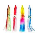 10pcs 8cm Squid Skirts Bionic Fishing Lures Crankbait Soft Swimbait Color