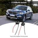 2pcs Car 1156 Bulb Holder Socket Adapter LED Side Light Wiring Connector Newly