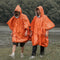 Waterproof Hooded Rain Poncho Raincoat Outdoor Hiking Bike Cycling Rainwear UK