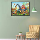 DIY Diamond Painting Kits Full Round Drill Excavator Mosaic Wall Home Decor