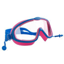 Children Swimming Goggles w/ Earbuds Anti Fog Swimming Glasses (Rose Red) Newly